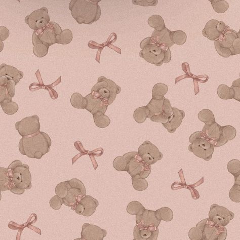 Coquette Aesthetic Wallpaper, Bows Coquette, Kawaii Core, Bear Wallpaper, Aesthetic Wallpaper, Group Chat, Image Search, Teddy Bear, Pink