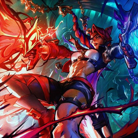 Soul Fighter League Of Legends, Soul Fighter Samira, Samira League Of Legends, Briar League Of Legends, Soul Fighter, Lol League Of Legends, Female Character Design, Games For Girls, League Of Legends