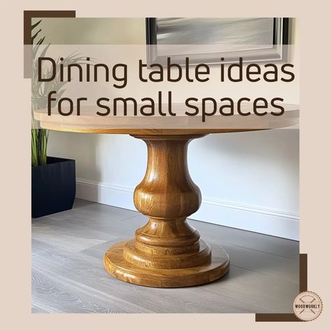 10 Space-Saving Dining Table Ideas for Small Spaces Table For 6 In Small Space, Very Small Dining Table, Small Space Kitchen Table Ideas, Small Area Dining Table, Narrow Dining Table Small Spaces, Small Circle Dining Table, Tiny Dining Room Ideas, Narrow Dining Table, Small Dining Tables