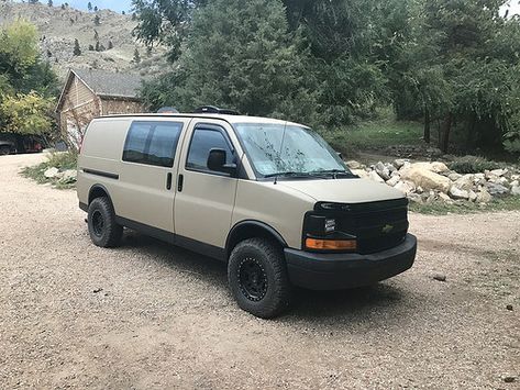 The Fun Hog Build Thread: 2007 Chevy Express AWD | Page 5 | Expedition Portal Chevy Express Van Build, Chevy Express Van Conversion, Express Van Conversion, Chevy Express Camper Van, Lifted Van, Chevy Express Van, Awd Cars, Chevy Vans, Van Project