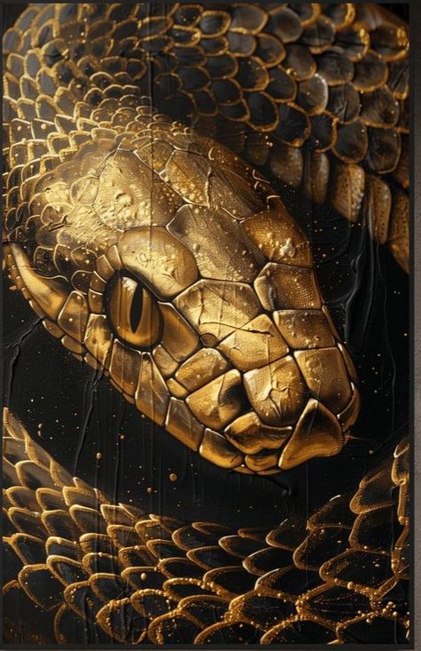 Serpent Painting, Most Dangerous Animals, Snake Painting, Black And White Snake, Snake Tattoos, Medusa Art, Art Photography Portrait, Beautiful Snakes, Snake Art