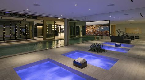 Amazing Mansions, Luxurious Penthouse, Beverly Hills Mansion, Luxury Mansion, Indoor Swimming Pool, Luxury Boat, Cold Plunge, Beverly Hills Houses, Mega Mansions