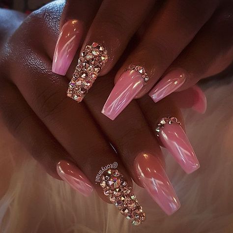 New Chrome White pearl 💖💕😍💅😲👑  SHOP NOW   Www.Missuamerica.com Peach Nails With Designs, Nails Games, Copper Nails Designs, Peach Acrylic Nails, Nail Suggestions, Gold Chrome Nails, Copper Nails, Chrome Nail Art, Peach Nails