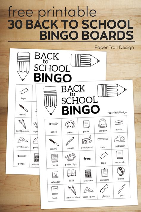 Fun Back To School Activities First Week, Back To School Crafts For Middle Schoolers, Back To School Craft 2nd Grade, School Age Back To School Activities, Back To School Fun Ideas, Easy Back To School Activities, First Day Of School Bingo, English Class Crafts, Back To School Games Preschool