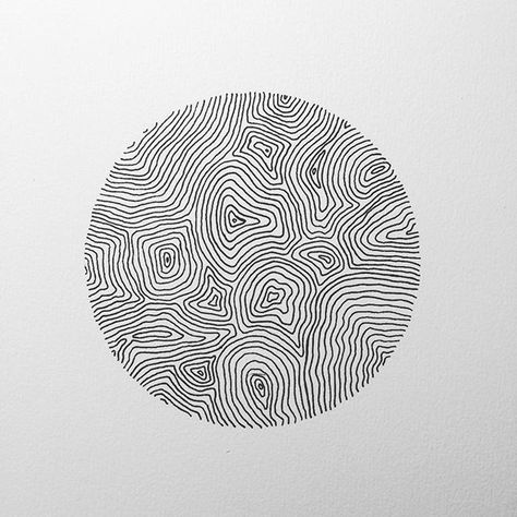 CIRCLE WAVY Line And Circle Art, Lines Art Drawings, Line Art Photography, Shape In Art, Circle Art Design, Round Drawing, 1 Line Art, Circle Drawings, Linework Design