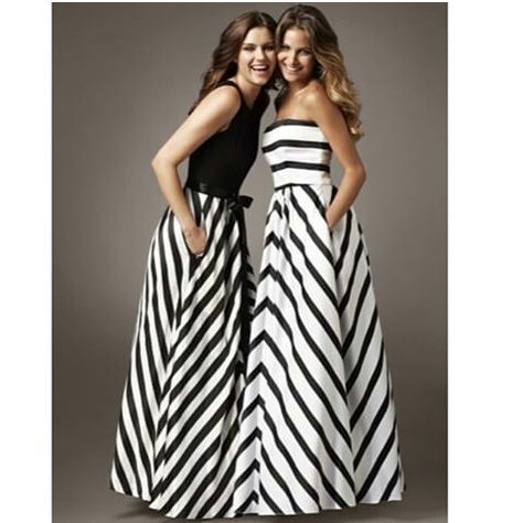 Black and white striped dresses Designs Blouse, Striped Dresses, Wedding Attire Guest, Black And White Lines, Black And White Dress, Black N White Dress, Summer Design, White Striped Dress, Wedding Attire