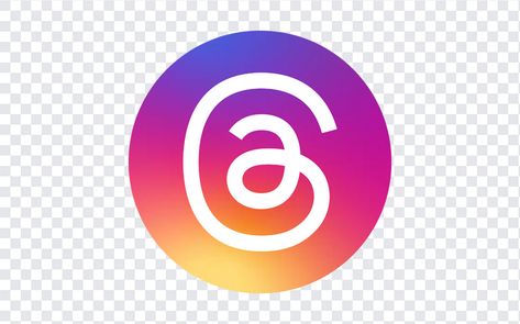 Instagram App Icon Pink, Threads Logo, Instagram App Icon, Threads Instagram, Animated Fonts, Instagram Threads, Instagram App, Mockup Downloads, Social Media Logos