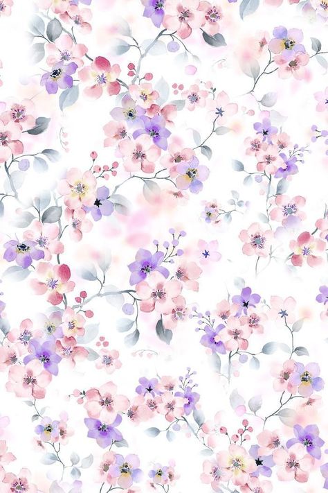 Iphone Wallpaper Purple Flower, Scrapbook Paper Designs, Botanical Flower Art, Textile Prints Design, Scrapbook Background, Cute Flower Wallpapers, Flower Art Images, Flower Phone Wallpaper, Amazing Art Painting