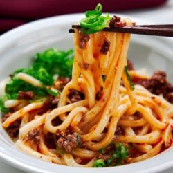 Spicy Udon Noodles, Udon Noodles Recipe, Cold Sesame Noodles, Udon Recipe, Asian Noodle Dishes, Wok Recipes, Asian Side Dishes, Sesame Noodles, Cold Noodles