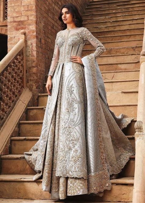 Ayman on Twitter: "… " Pakistani Bridal Lehenga, Pakistani Bridal Dress, Pengantin India, Walima Dress, Muslim Wedding Dresses, Pakistani Wedding Dress, Pakistani Bridal Dresses, Embellished Gown, Pakistani Wedding Dresses