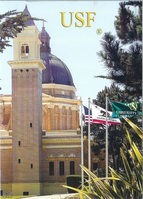 A Plethora of Postcards: Colleges & Universities - University of San Francisco University Of San Francisco, College Planning, College Aesthetic, Maybe Someday, Future Career, California Dreamin', My Niece, San Fran, Life Plan