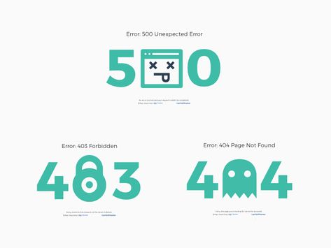 Sample Error Pages 404 500 403 Sketch freebie - Download free resource for Sketch - Sketch App Sources Error Page Design, Ux Writing, Ux Kits, Empty State, Office Logo, Sketch App, Web App Design, Website Inspiration, Email Templates