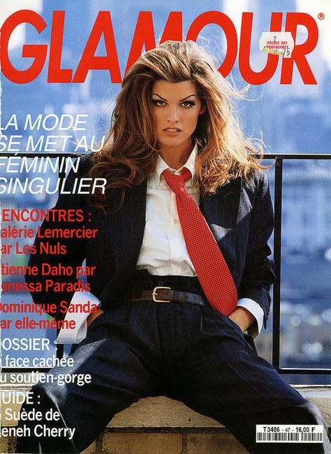 Shana Zadrick, Glamour Magazine Cover, Best Fashion Magazines, 1990s Supermodels, Stephanie Seymour, Original Supermodels, 90s Supermodels, 80s And 90s Fashion, Fashion Magazine Cover