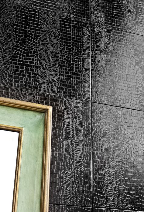 Modern Wall Texture, Faux Leather Walls, Morocco Tiles, Contemporary Entryway, Look Wallpaper, Wall Texture Design, Contemporary Exterior, Leather Wall, Contemporary Fireplace