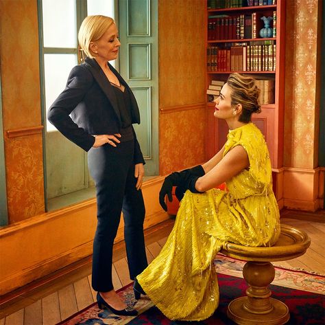 Holland Taylor and Sarah Paulson Holland Taylor, Mark Seliger, Sarah Paulson, Rachel Weisz, Rachel Mcadams, Celebrity Portraits, Studio Portraits, American Horror Story, Celebrity Couples