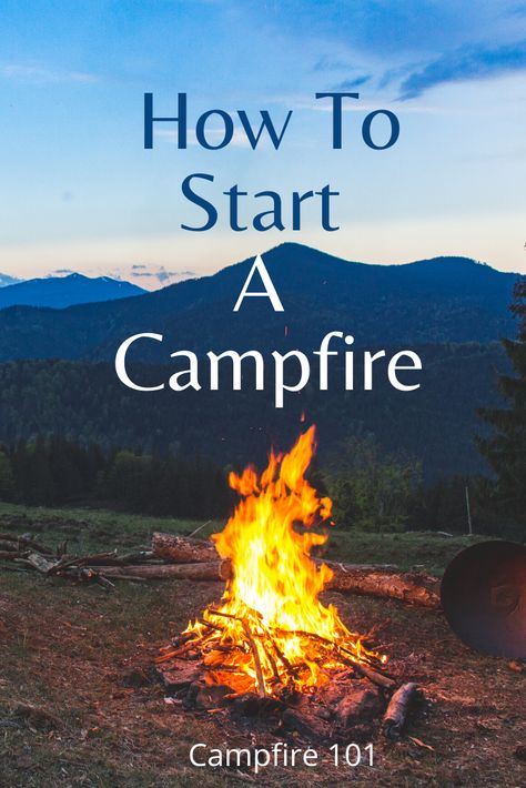 Starting a fire in the woods, or during any camping trip is not complicated, but many people have no idea how to get started. You can use chemical fire starters, but even if you usually use lighter fluid, it is still a good idea to know how to start a fire if you are ever without that can of lighter fluid! How To Start A Fire, How To Start A Campfire, Diy Fire Starters Camping, Fire In The Woods, Best Fire Starter, Camping Fire Starters, Fire Starters Diy, To Build A Fire, Emergency Prepardness