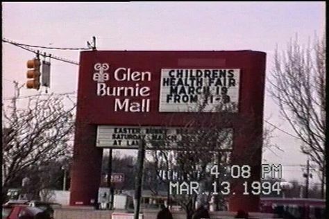 Glen Burnie, Maryland, Glen Burnie Mall Sign 1994. Glen Burnie Maryland, Being A Nanny, Hans Christian Anderson, To Travel Is To Live, Ocean City Maryland, Hans Christian, Ocean City, Shopping Center, Ravens