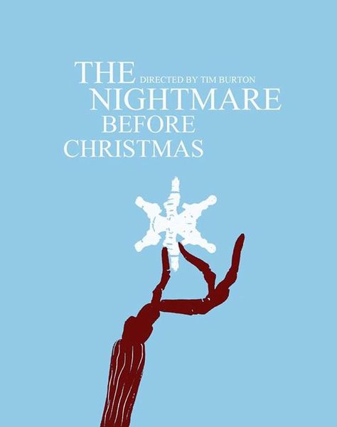 The Nightmare Before Christmas #Minimalist #Poster Nightmare Before Christmas Minimalist, Nightmare Before Christmas Movie, Christmas Minimalist, Minimal Movie Posters, Christmas Color, Prop Styling, Film Poster, Christmas Poster, The Nightmare Before Christmas