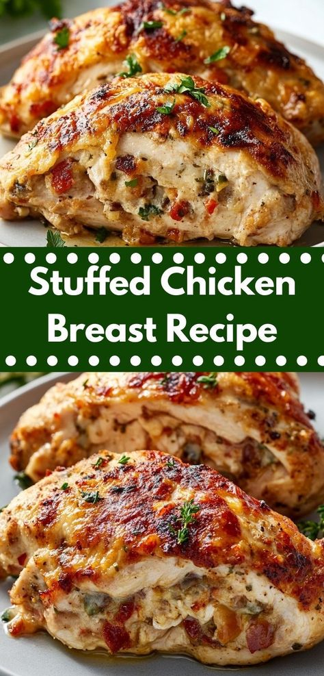 Need a flavorful dish that’s a hit with kids? Discover this Stuffed Chicken Breast Recipe, packed with delicious ingredients and easy to prepare. It's a fantastic choice for family dinners that everyone will love. Easy Stuffed Chicken Recipes, Stuffed Chicken Recipe, Stuffed Chicken Breast, Chicken Breast Recipe, Breast Recipe, Yummy Chicken Recipes, Stuffed Chicken, Best Chicken Recipes, Tender Chicken