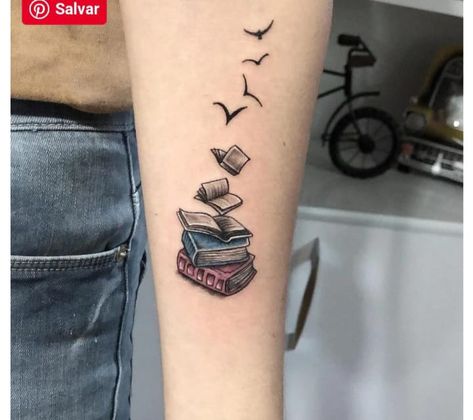 Unforgettable Tattoo, Filler Tattoo, Bookish Tattoos, Mommy Tattoos, Tattoos For Lovers, Tattoo Fails, Living Books, Book Tattoo, Piercing Ideas