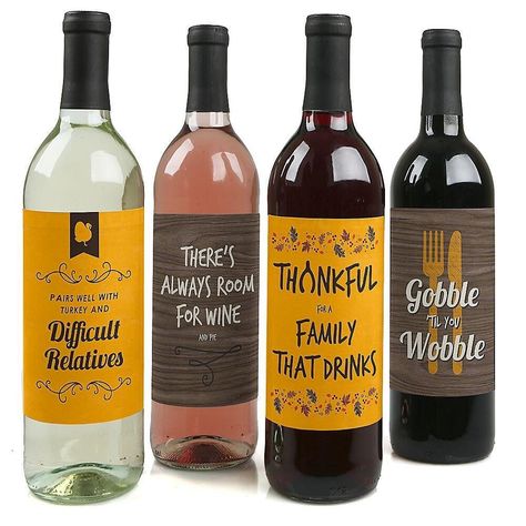 Funny Wine Bottle Labels, Thanksgiving Wine Bottle, Christmas Wine Bottle Labels, Best Teacher Gift, Wine Teacher, Wine Bottle Stickers, Thanksgiving Wine, Wine Bottle Label, Wine Stickers