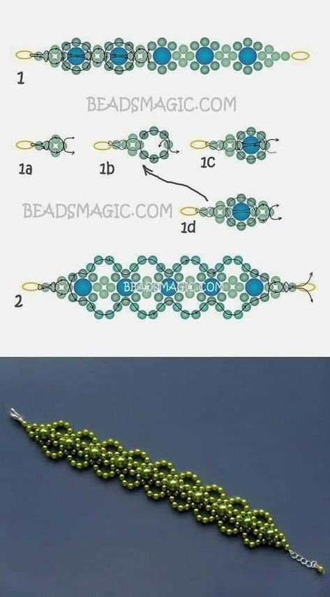 Seed Bead Bracelet Patterns, Beaded Necklace Patterns, Beaded Bracelets Tutorial, Beaded Jewlery, Bead Weaving Patterns, Beaded Jewelry Tutorials, Necklace Patterns, Seed Bead Tutorial, Bracelets And Necklaces