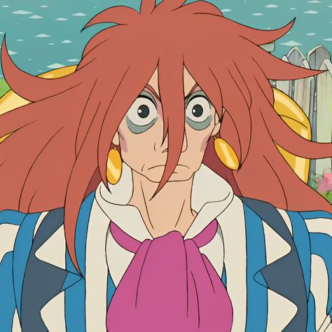 Fujimoto Ponyo Icon, Ponyos Dad, Fujimoto Ponyo, Personajes Studio Ghibli, Ghibli Artwork, Studio Ghibli Art, Ghibli Art, Howls Moving Castle, Art Reference Photos