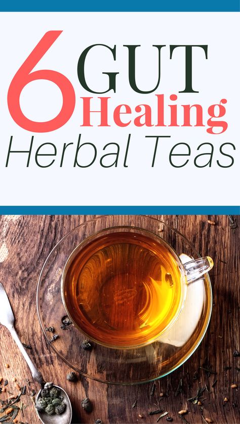 Herbs To Heal Stomach Ulcers, Antiinflammatory Dinners, Herb Teas, Healing Teas, Heal Leaky Gut, Gut Healing Recipes, Gut Issues, Healing Tea, Holistic Health Remedies