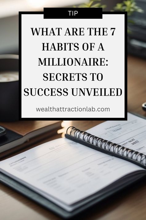 Ever wondered if there's a secret sauce that makes millionaires, well, millionaires? Surprisingly, it's less about chance and more about habits.



Developing the right routines can set you on the path to financial success and turn your dreams into reality.



Imagine adopting just a few changes in your daily routine that could potentially transform your life.



From smart financial decisions to fostering a growt...

#MoneyManifestation #PersonalDevelopment #WealthBuilding #StartAttractingWealt Manifesting Rituals, Reading Help, Secret Sauce, Multiple Streams Of Income, Become A Millionaire, Warren Buffett, 7 Habits, Secret To Success, Oprah Winfrey