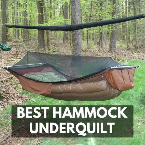 https://www.gearassistant.com/best-hammock-underquilt Stay warm while hanging out! Check out the top 10 hammock underquilts for cold weather in 2023. #CampingGear #WinterCamping Hiking Necessities, Hammock Underquilt, Bed Hammock, Hammock Tarp, Outdoors Man, Double Sleeping Bag, Diy Hammock, Camping For Beginners, Hiking Food