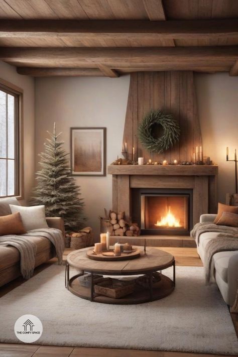 Feeling the winter chill? Let’s turn your living room into a cozy haven! Embrace rustic decor with natural materials, warm colors, and soft textiles. Think wooden accents and plush throws that invite you to snuggle up. Discover how to create a warm atmosphere that feels like a winter retreat right at home. Cozy up your space with these simple yet effective ideas!#CozyLiving #WinterDecor #RusticCharm #HomeInspiration #DecorIdeas Winter Vibes Aesthetic Cozy, Winter Vibes Aesthetic, Business Candle, Comfy Space, Hygge Living, Winter Retreat, Home Cozy, Aesthetic Cozy, Winter Vibes