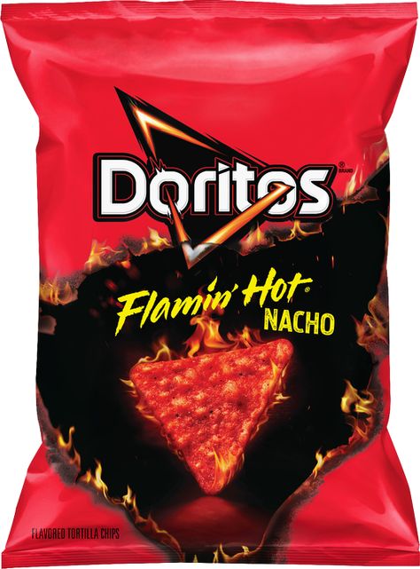 DORITOS® FLAMIN' HOT® Nacho Flavored Tortilla Chips | Doritos Fini Tubes, Coca Cola Cherry, Nacho Dip, Doritos Nachos, Nacho Bar, Flaming Hot, Hot Chip, Romano Cheese, Cheese Cultures