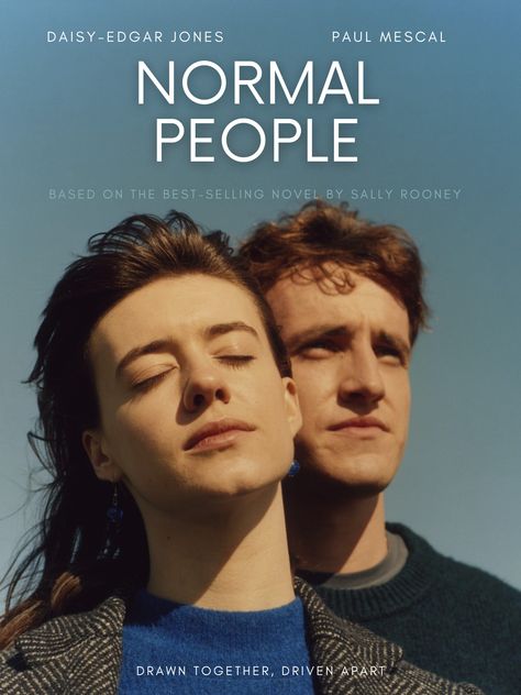 Normal People Series, Normal People Poster, College Posters, College Poster, Daisy Edgar Jones, Sally Rooney, Paul Mescal, Normal People, Book Tv