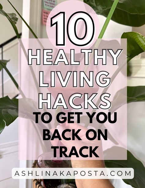 Wellness 101: 10 healthy living hacks to get you back on track — ASHLINA KAPOSTA Organizing Your Life, Natural Sleep Aids, Bar Workout, Dinner This Week, Circadian Rhythm, How To Get Sleep, Get Your Life, Living Ideas, Brain Waves