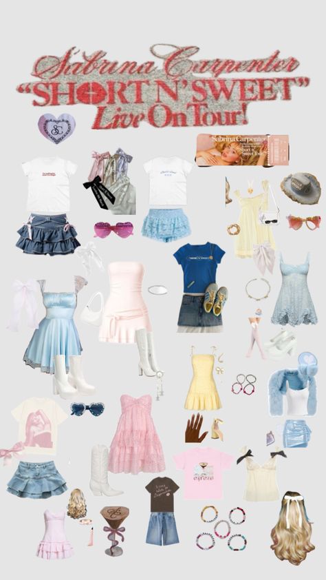 #shortnsweet #sabrinacarpenter #shortnsweettouroutfitinspo Concert Oufit, Consert Outfits, Cute Concert Outfits, Best Wattpad Books, Sabrina Carpenter Outfits, Shut Up And Dance, Taylor Swift Outfits, Concert Fits, Really Cute Outfits