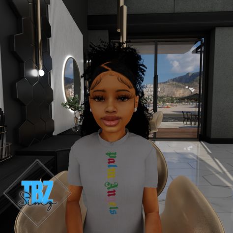 Sims 4 Curly Hair, Sims 4 Piercings, Sims Baby, Sims 4 Black Hair, Sims 4 Traits, Sims 4 Cc Kids Clothing, Play Sims 4, Free Sims 4, Sims 4 Children