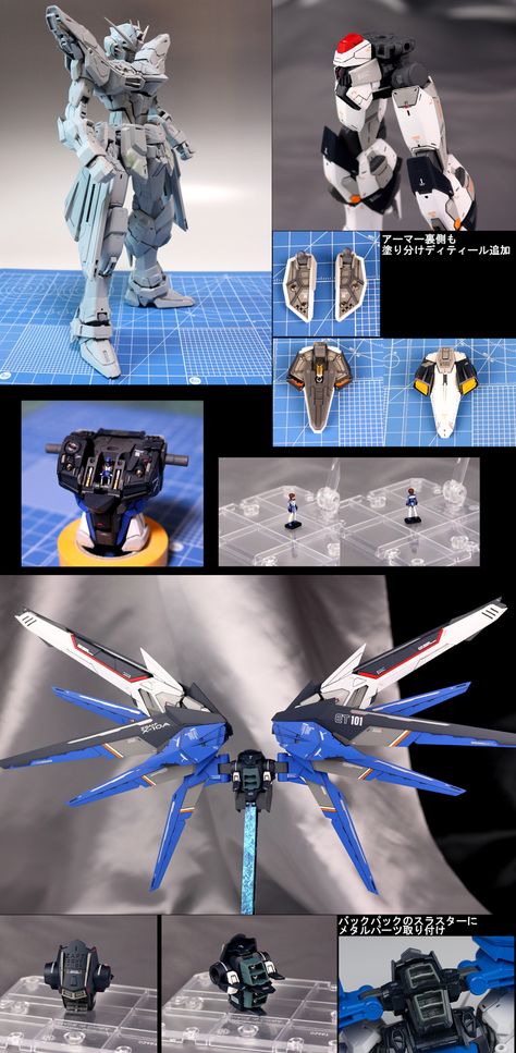 Gundam Freedom, Gundam Tutorial, Freedom Gundam, Sf Movies, Sci Fi Models, Gundam Custom Build, Gundam Seed, Gunpla Custom, Custom Gundam