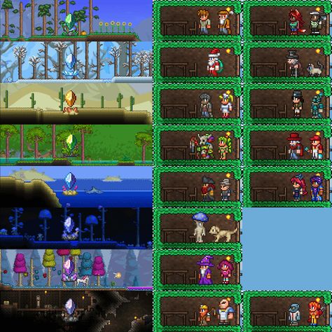 Terraria Npc Guide, Terraria Npc House Ideas, Terraria Guide, Guide Terraria, Terraria Memes, Terraria Tips, Terraria House Ideas, Terraria House Design, Terraria House