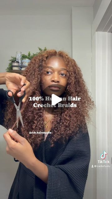 CCB Hair Studio. on Instagram: "The video that no one asked for, but I’m gonna post it anyway because I feel like this is like the number one protective style  that truly give you all that you want plus more! These are three packs of bundles that I got from AliExpress, I colored the hair myself and honestly, I’m so surprised that it was barely any shedding. This hair can be washed and styled anyway you like. You can use heat if you wand curls are highly recommended! Your scalp is completely out, so you can cleanse it, and it can breathe! The hair is 100% human, and can be reused even after takedown. Style can last up to two months with proper care. The older get the better it looks. The list just goes on and on and on and on! I’m licensed cosmetologist who specializes in crochet (protectiv Crochet Wand Curls, Crochet Curls, Future Hairstyles, Licensed Cosmetologist, No One Asked, Protective Style, Wand Curls, Hair Studio, Crochet Hair Styles