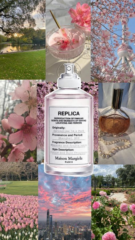 Replica Springtime In The Park, Spring Perfumes For Women, Replica Perfume, Spring Perfume, Perfume Aesthetic, Notes Style, Perfume Lover, Signature Scent, Perfume Collection