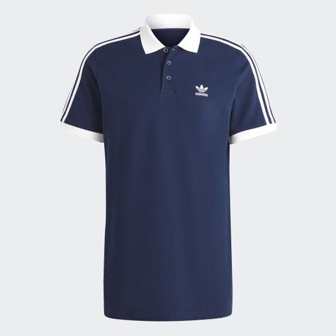 Adidas Adicolor, Adidas Short, Mens Lifestyle, Striped Polo Shirt, Short Sleeve Shirts, Adidas Online, Logo Tees, Blue Man, Short Sleeve Shirt