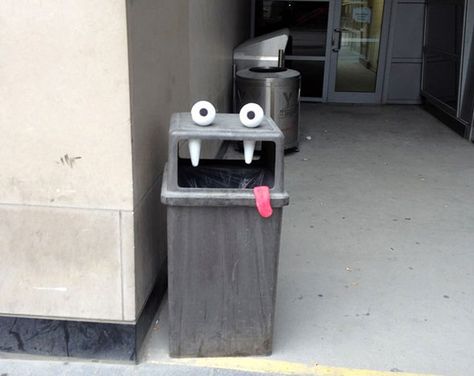 Only in #Toronto Toronto Street, Monster Eyes, Street Furniture, Googly Eyes, Monster Art, Street Art Graffiti, Land Art, Street Artists, Public Art