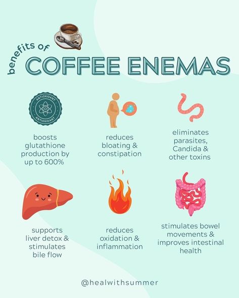 Enemas Benefits, Coffee Enemas, Healing Center, Body Detoxification, Mental Health Facts, Instagram Coffee, Coffee Benefits, Liver Detox, Naturopathy