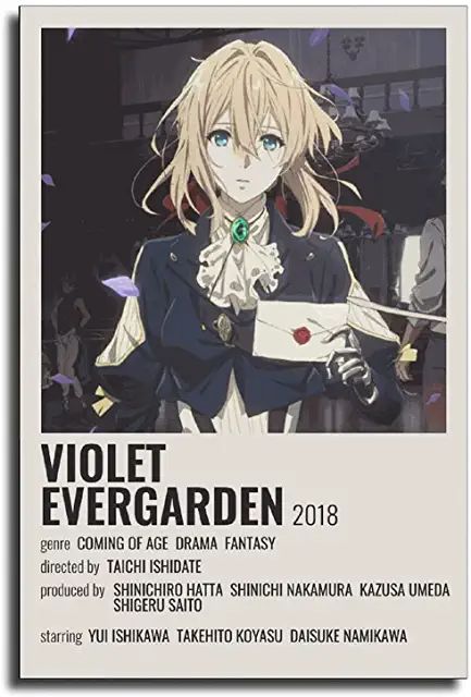 Violet Evergarden Poster, Best Family Halloween Costumes, Tamako Love Story, Anime Wall Prints !!, Violet Evergarden Anime, Anime Suggestions, Film Posters Minimalist, White Blood, Animes To Watch