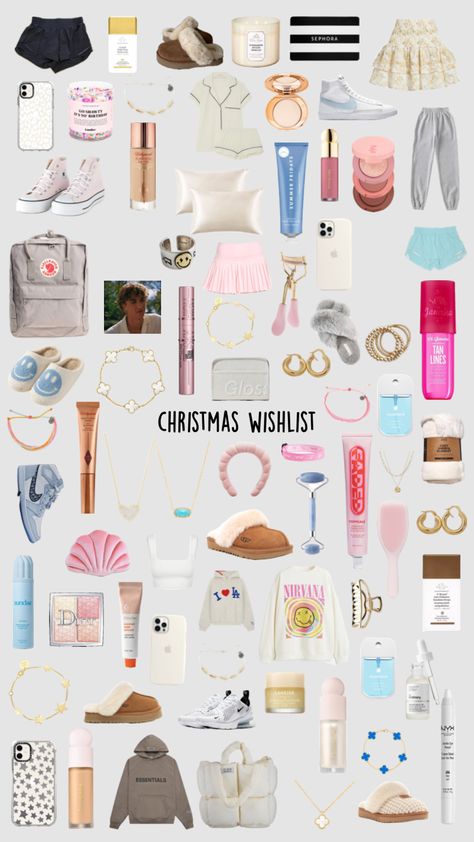 Noel Aesthetic, Popular Gifts For Teens, Teen Christmas Wishlist, Xmas List Ideas, Girly Christmas Gifts, Cute Christmas Ideas, Teen Christmas Gifts, Cute Gifts For Friends