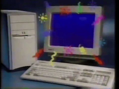 Old Computer, Windows 98, Dreamcore Weirdcore, Vaporwave Aesthetic, Old Computers, Belem, Aesthetic Gif, Retro Futurism, Retro Aesthetic