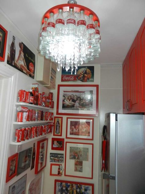 Coke Bar, Coke Kitchen, Cocoa Cola, Coca Cola Kitchen, Coke Collectibles, Coca Cola Decor, Suburban Home, County Cork Ireland, Always Coca Cola