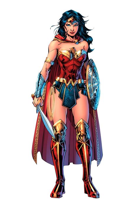 The Evolution of Wonder Woman's Look Comic Wonder Woman, Wonder Woman Comics, Wonder Woman Design, Jim Lee Art, Character Design Cartoon, Dc Rebirth, Wonder Woman Art, Univers Dc, Jim Lee