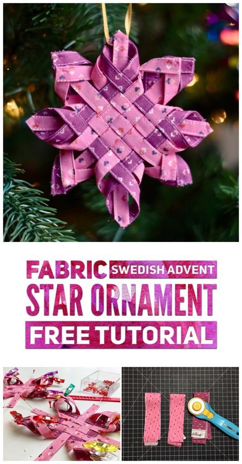 Quilted Ornaments, Quilted Christmas Ornaments, Ornament Tutorial, Fabric Ornaments, Crafts Christmas, Fabric Christmas Ornaments, 3d Christmas, Christmas Ornament Crafts, Christmas Sewing