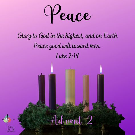 Advent Week 2 Advent Week 2 Peace, Advent Peace, Peace With God, Advent Prayers, Peace Candle, Catholic Lent, Kinesthetic Learning, Advent Candle, Psalm 31